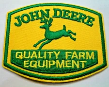 John Deere~Tractors~Ag Farm~Embroidered Patch~3" x  2 1/2"~Iron or Sew on