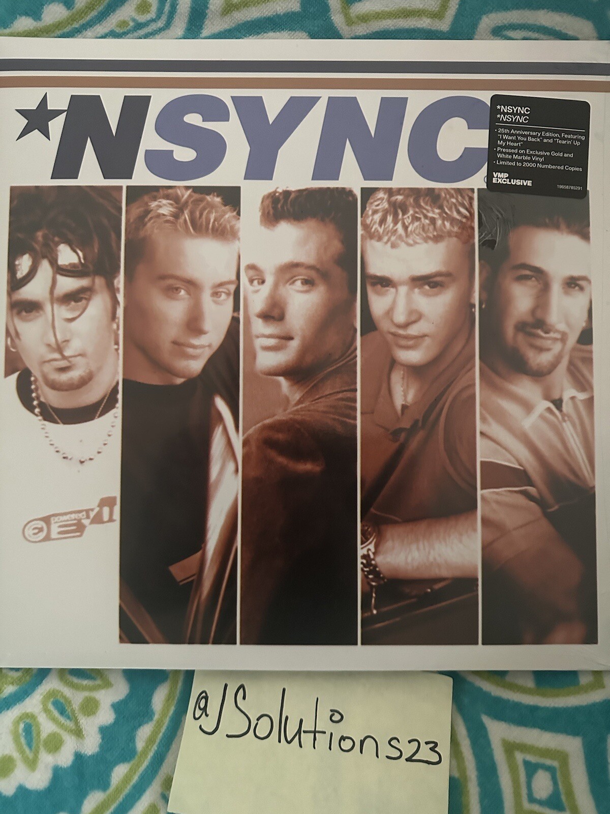 NSYNC 25TH ANNIVERSARY VINYL VMP EXCLUSIVE X/2000