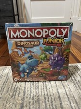 Hasbro Parker Brothers Monopoly Junior DINOSAUR Edition Brand New Sealed