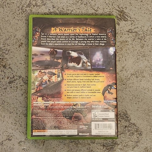 Brave: A Warrior's Tale (Microsoft Xbox 360, 2009) probado + funcionando - en caja original - Imagen 5 de 5