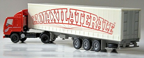 Volvo FL 10 Remolque De Cortinas 2/3 La Maxilaterale 1:87 Roco 1589 - Imagen 4 de 6