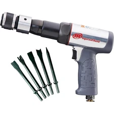 Ingersoll Rand 119MAXK Vibration Reduced Long-Barrel Air Hammer 5-Piece Chisel