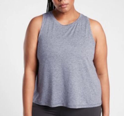 Athleta Uptempo Tank Sleeveless Top Womens Sz 2X Violet Purple 511863 Yoga - Picture 4 of 6