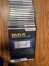 Verbatim DVD-R Recordable Video Thin Jewel Cases 120 Min 4.7GB Lot of 15 Blank