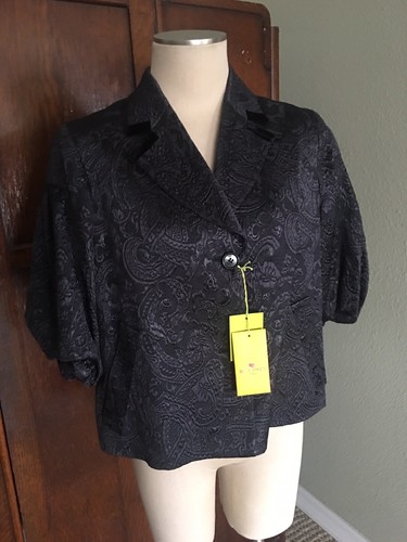 Jacket 14 Black Etro Jiacquard Sz zqUSVpMG