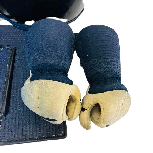 Set uniforme Kendo Do Bogu armatura arti marziali giapponesi 150-160 cm dimensioni molto buone - Foto 5 di 7