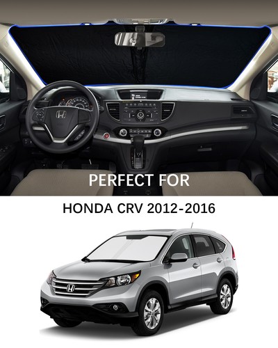 Custom For Honda CR-V 2012-2016 Windshield Sun Shade UV Block Foldable Cover - Picture 14 of 14
