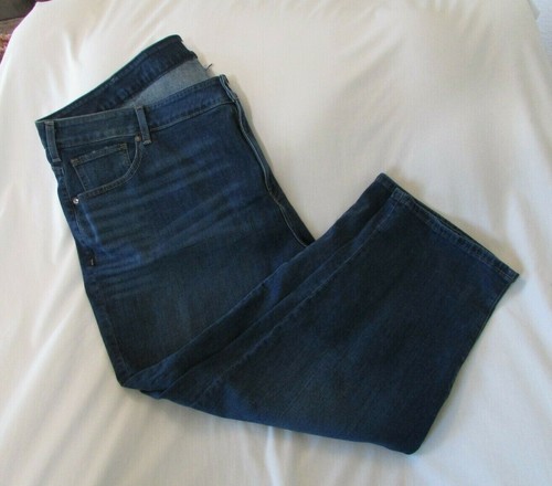 Ladies "Lane Bryant" Size 26, Blue, Mid Rise Essential Stretch Girlfriend Crops - Picture 7 of 7
