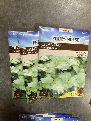 18 Ferry Morse Herb Seed Packs 6 Different Free Shipping - Picture 2 of 7