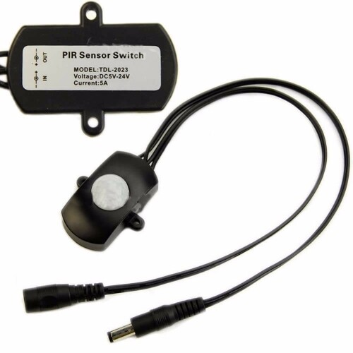 DC5-24V LED 5A Streifen Automatisch PIR Infrarot Bewegungsmelder Melder Schalter - Bild 2 von 16