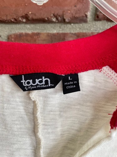 St. Louis Cardinals TOUCH by Alyssa Milano Ladies Ruched V-Neck Top Size LARGE - Picture 6 of 8