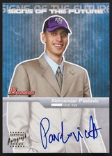 2003-04 Bowman Signs of the Future Aleksandar Pavlovic RC On-Card Auto #SFA-AP