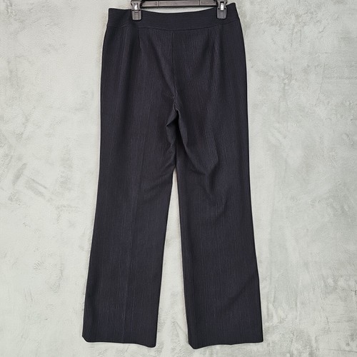 Nine West Suit Dress Pants Womens Size 8 Black Wide Leg High Rise Stretch Office - Picture 8 of 12