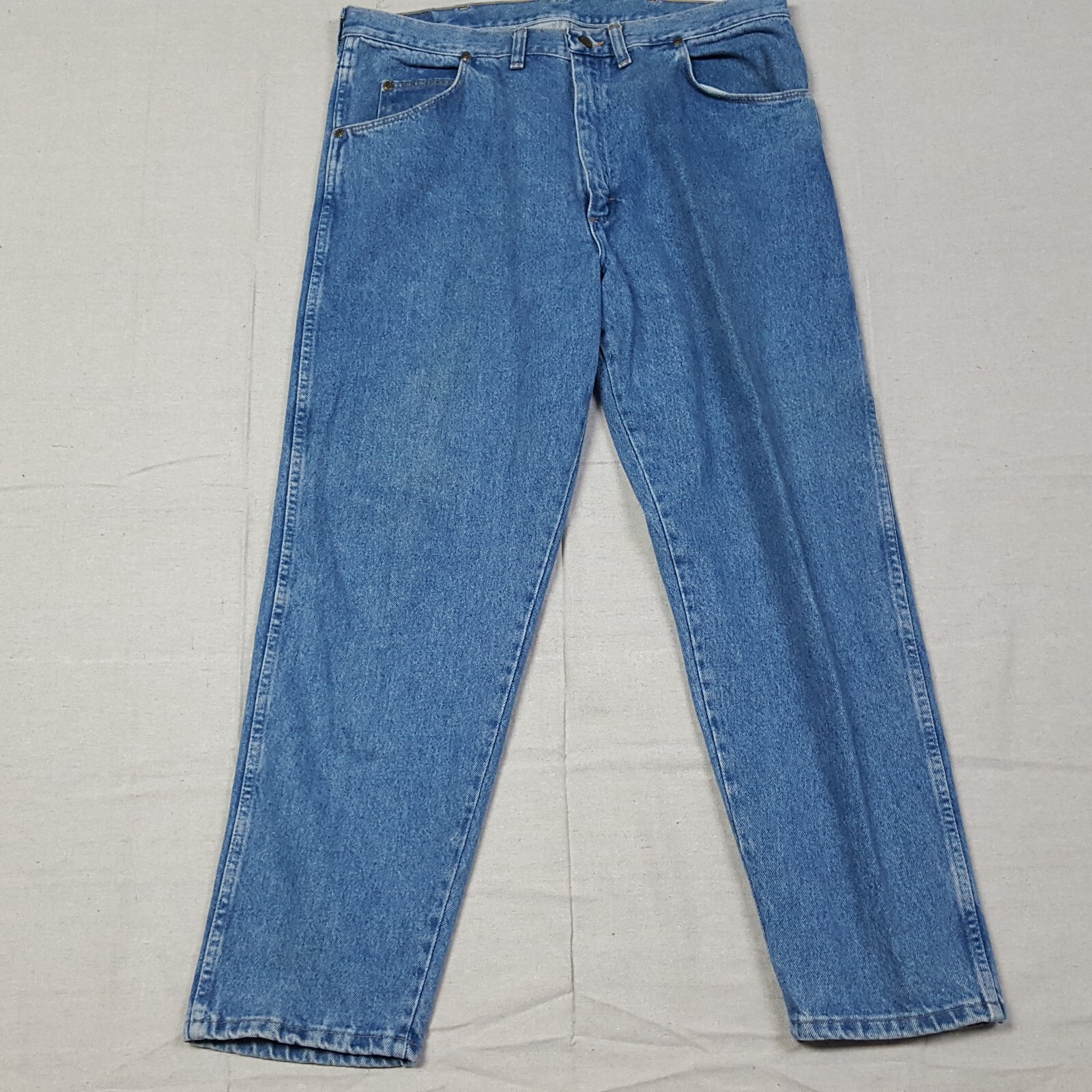 Vintage Wrangler Jeans Mens 38x30 Blue Straight R… - image 1