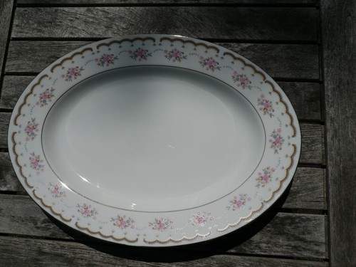 Alter antiker Porzellan Zier Obst Kuchen Teller Biedermeier Bavaria Handarbeit - Bild 2 von 5
