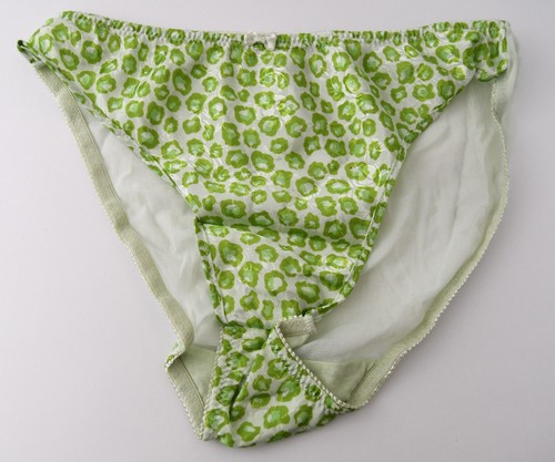 2 NEW Secret Treasures TRUE VTG Y2K Satin Brief & Thong Panties Lot LARGE - Picture 2 of 7