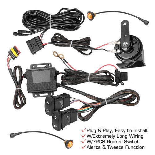 Kit de señal de giro universal NORTHSTAR UTV para Can-am Polaris Ranger XP 4 PIEZAS luces - Imagen 12 de 16