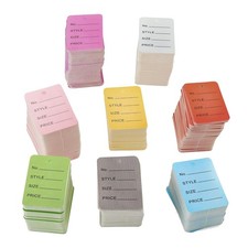 2000 Pcs Multicolored Paper Tags, 1.97 x 1.38 Inch, 8 Colors Blank Display La...