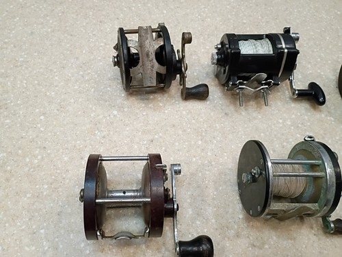 Lot 6 Vintage Peer Fishing Reel wood penn shakespeare pflueger abbey imbrie sea - Picture 22 of 24