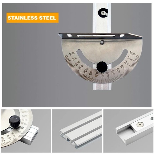 Table Saws Guide Inverted Miter Push Band Saw Rails Silver Woodworking - Picture 8 of 16