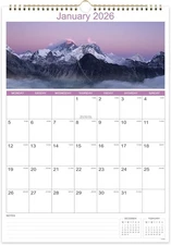 2026 Calendar - Wall Calendar 2026 Vertical, Jan. 2026 to Dec. 2026, 17" x 12“