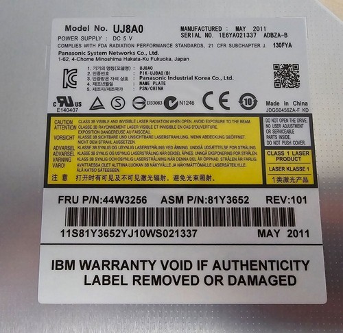 IBM Ultra Slim 44W3256 SATA Multi Burner Drive Ref00238 . - Picture 2 of 2