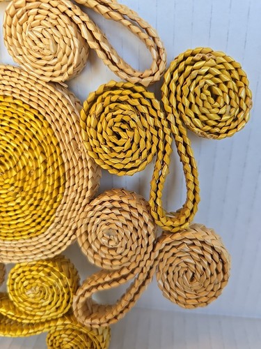 Gold & Braun Rattan Runde Korb Kochplatte Untersetzer - Bild 7 von 10