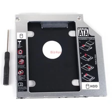 9.5mm 2nd SATA3.0 6Gb/s 2.5" SSD HDD Hard Drive Caddy for CD/DVD-ROM Optical Bay