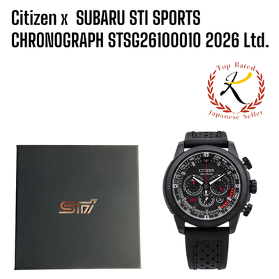 US/DDP】 Citizen x SUBARU STI SPORTS CHRONOGRAPH STSG26100010 2026