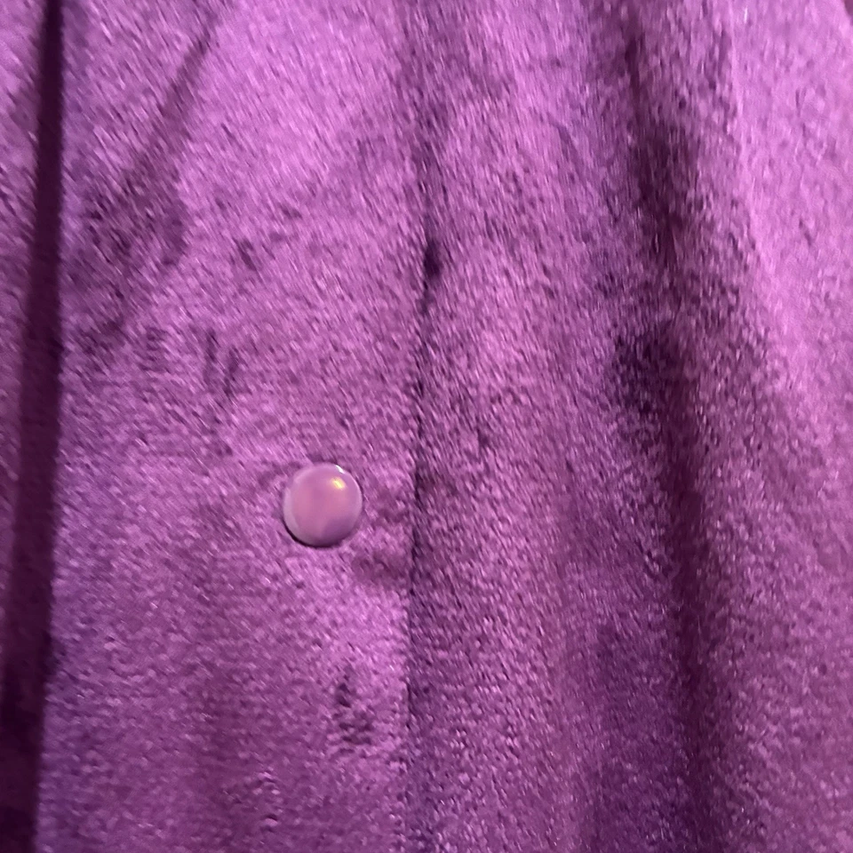 White Stag Sleepwear Women Purple Duster Dress Medium 8-10 - Image 4 of 4