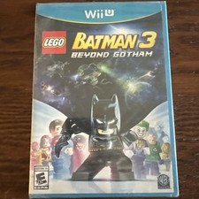 LEGO BATMAN 3 Beyond Gotham Nintendo WiiU 2014 Video game DC comics complete.