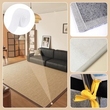 12.3 Yards Cotton Twill Tape Ribbon, 2 Inch Wide White Herringbone Cotton Rib...