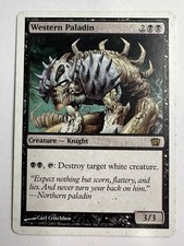 MTG Magic The Gathering Eighth 8th Edition Western Paladin Rare LP