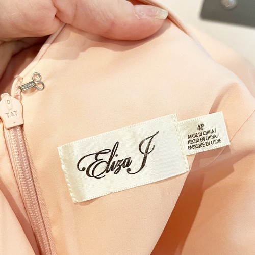 Eliza J ärmelloses Maxikleid mit Rüschen vorne Kleid Blush Pink 4 Petite - Bild 2 von 5