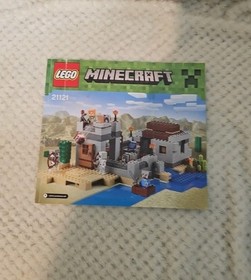 Lot Of 6 Lego Manuals Minecraft 21113 21115 21116 (1-2) 21117 21121 