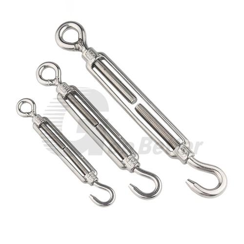 A2/A4 Stainless Turnbuckle Rigging Screw Eye Hook Jaw Straining Tensioner M4-M24 - Picture 12 of 12