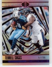 2018 Panini Unparalleled Clear Shots Red Terrell Suggs #TS /99 BAL