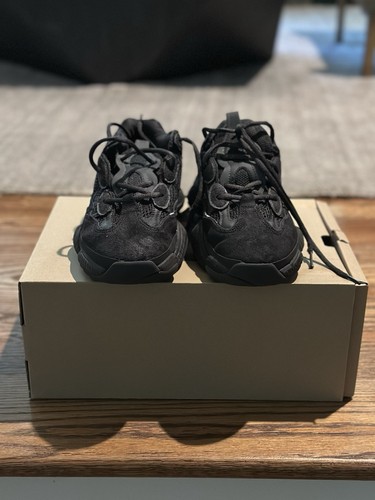 Men’s Adidas Yeezy 500-Utility Black-Size 7.5-Comfort-Traction-Comes W/Box-Low - Picture 7 of 10