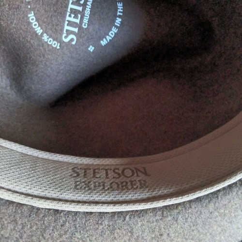 Stetson Explorer knautschbarer Outdoorhut, Wolle, Größe L mittelbraun - Bild 5 von 5