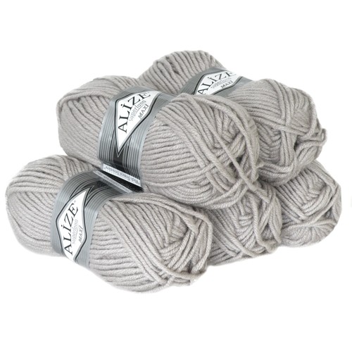 500g Strickgarn Strickwolle Alize Superlana Maxi 25% Wolle, Farbwahl - Bild 6 von 56