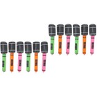  12 pcs Blow up Inflatable Plastic Microphone 33CM Party Favor Kids Toy Gift (