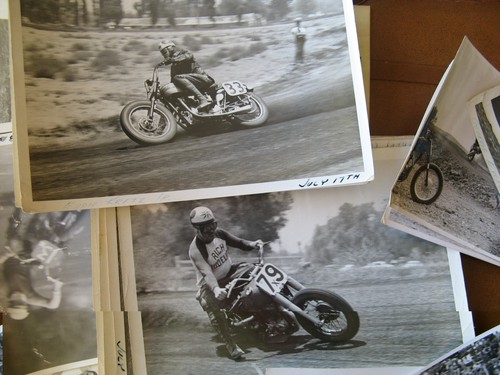 Antique Motorcycle Racing Photo Album Misawa Air Base Tachikawa Japan - Picture 17 of 19