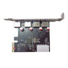 4 Port USB3.0 PCIe Expansion Card 5Gbps PCIe USB3.0 Controller Adapter External