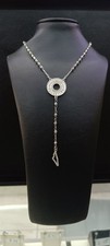 Genuine 925 sterling silver necklace in the shape of a map of Palestine Fashion