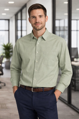Filo A'Mano Men's Dress Shirt 17-35 Hand Tailored by Tom James Cotton Made in US