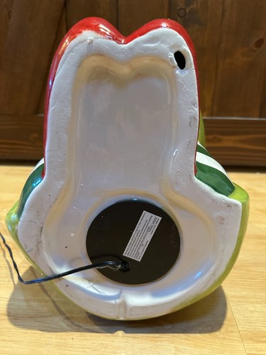 Mr Christmas Ceramic Extra Large 21" Tall LED Lights Knee Hugger Elf **READ** - Picture 9 of 11