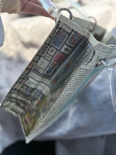 Couture Planet Newspaper Purse - Picture 3 of 7