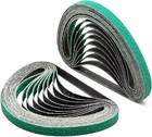 1/2” x 18” 80 Grit Green Zirconia Sanding Belt 13x457mm for Air Sander (10 Pack)