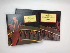 Art Deco Women’s Collection Hardcover Address Book & Birthday Book Planner 1993
