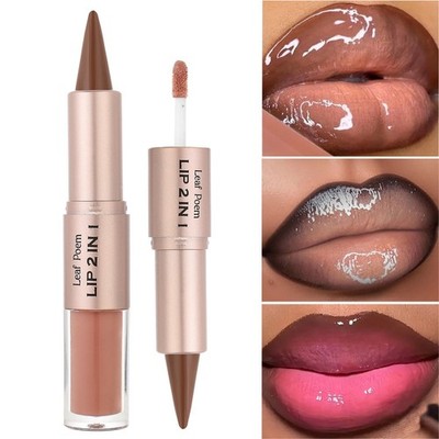 Tapered Lip Contour Pencil - Doppelkopf Lipgloss für sexy rote Lippen